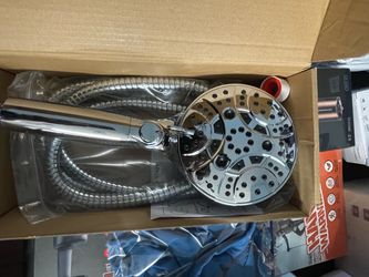 Chrome Handheld Shower Head with Hose