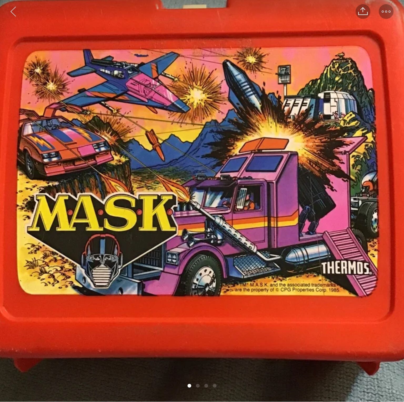 Vintage 1985 MASK Lunchbox