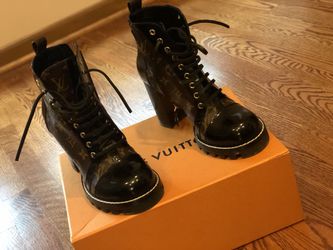 Louis Vuitton - Authenticated Star Trail Ankle Boots - Leather Black for Women, Never Worn