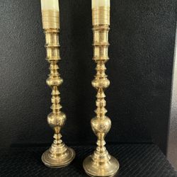 Brass Candle Holders 
