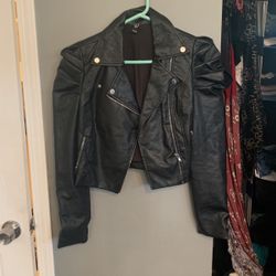 Faux Leather Jacket