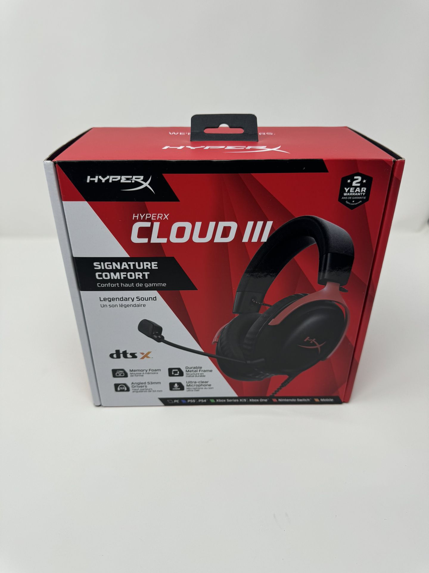 HyperX Cloud II Wireless Gaming Headset for PC/Playstion 4/5/Nintendo Switch