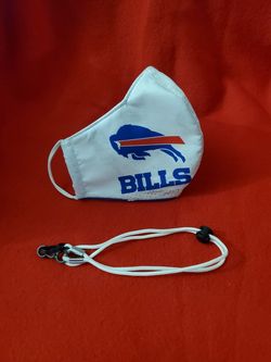 Buffalo Bills NFL 2 pc face mask & lanyard set
