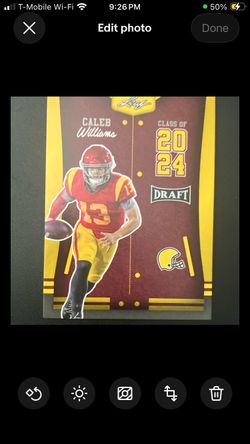 Caleb Williams draft card