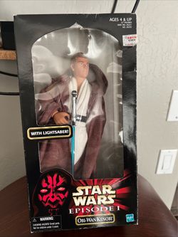 1999 Star Wars Episode I Obi-Wan Kenobi 12” Action Collection Figure NIB Sealed