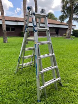 Werner Multi-Position Pro Aluminum Ladder - Heavy Duty (375lb Type IA)