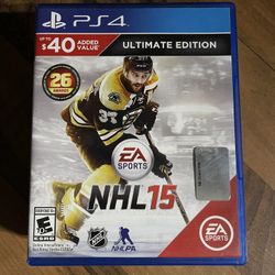 NHL 15 PS4
