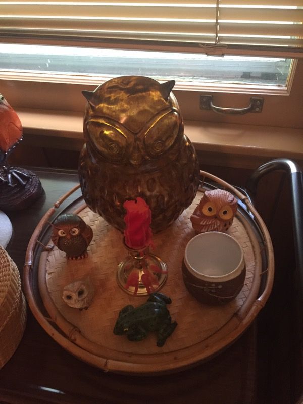 Owl figurines