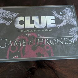 Game Of Thrones Clue Game New In Plastic Wrap