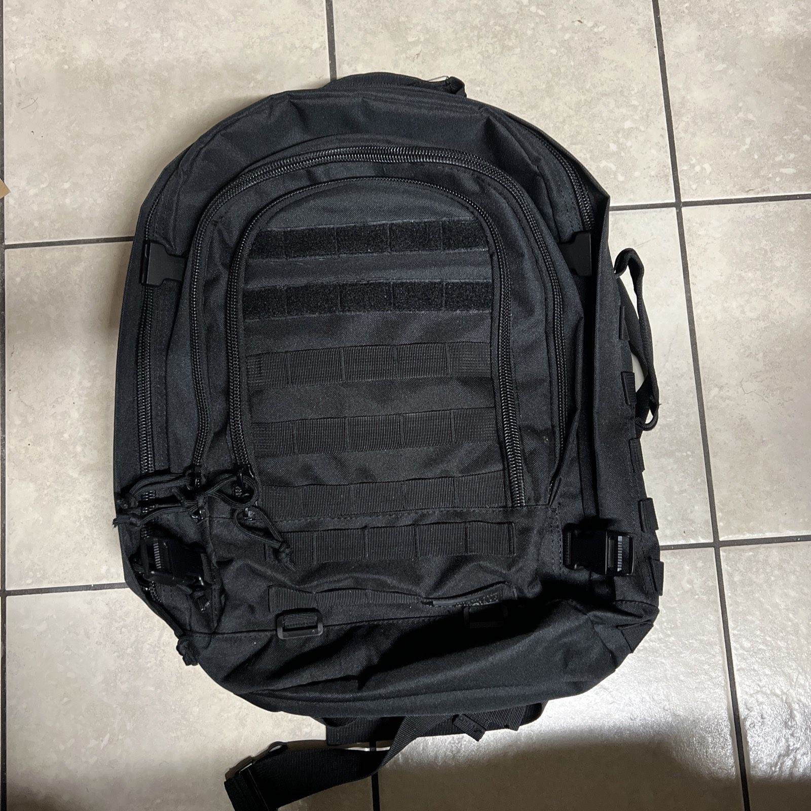Highland tactical black blackpack