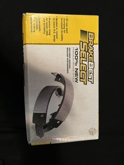 BrakeBest Select 7.880 Inch Bonded Brake Shoes - 753