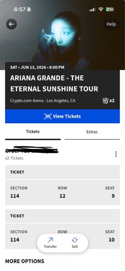 Ariana Grande Opening night