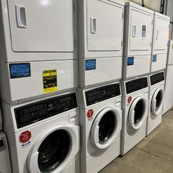 Like New Speed Queen Professional Series Front Load Washer & 220 Electric Dryer