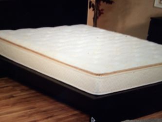 Queen plush mattress and box springs 150