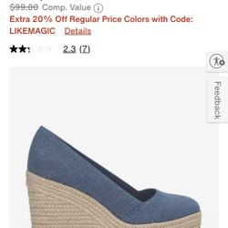 Lucky Brand Imula Wedge Pump
