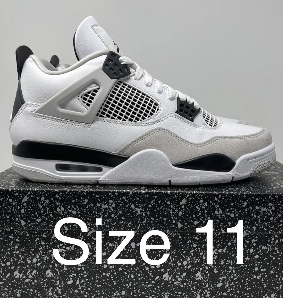 Size 11 - Nike Air Jordan 4 Military Black