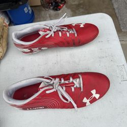 Hurley Red Cleats For Football Or Lacrosse