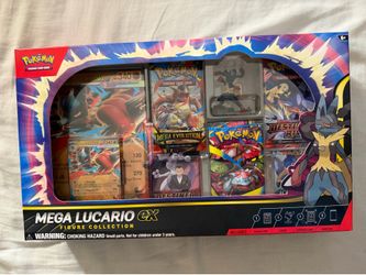 Pokemon TCG Mega Lucario EX Figure Collection Factory Sealed