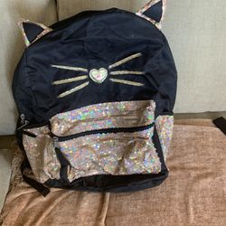 Girls Cat Backpack
