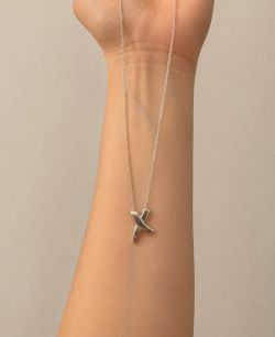 Tiffany & Co. Paloma Picasso Graffiti X Pendant Necklace in sterling silver (.925).