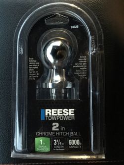 REESE 2in Chrome Hitch Ball