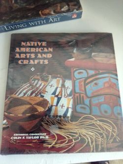 Native American Arts And Crafts Book Hard Cover