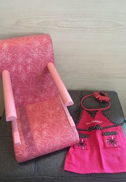 American Girl Doll Treat Seat & Apron Set (AGPlace)