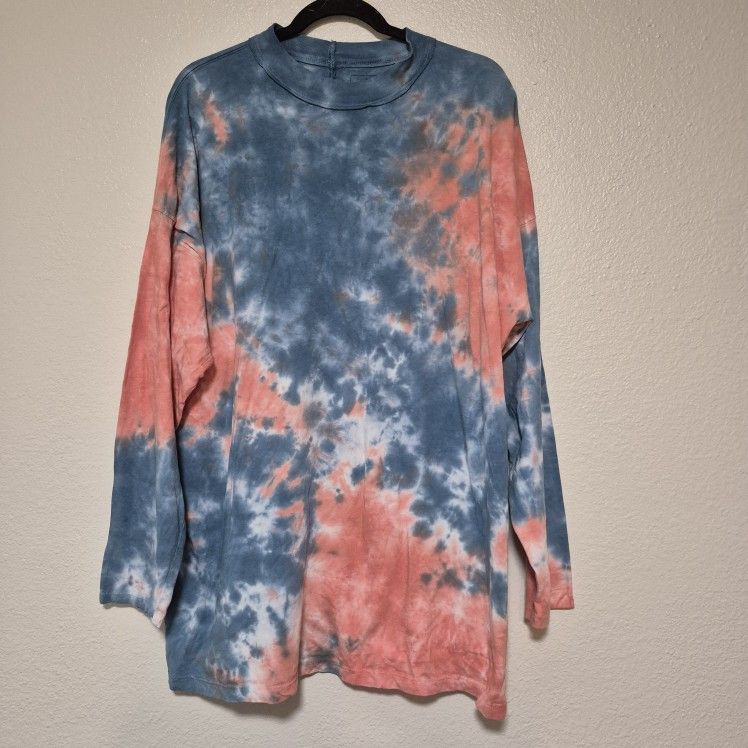 We The FREE womens XL Tie Dye Shirt