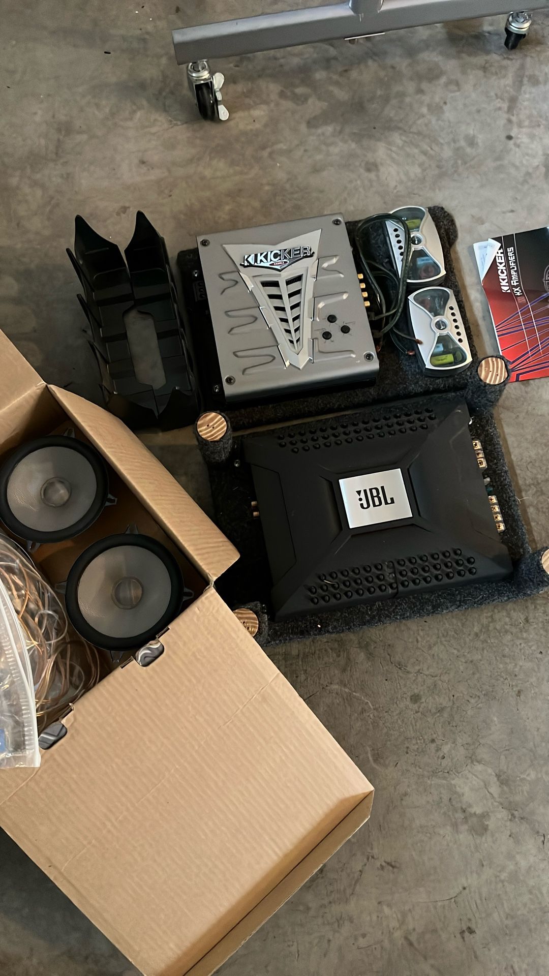 JBL BP600.1 / Kicker KX200.2 / Infinity Kappa 50.7cs Car Amp + Crossovers