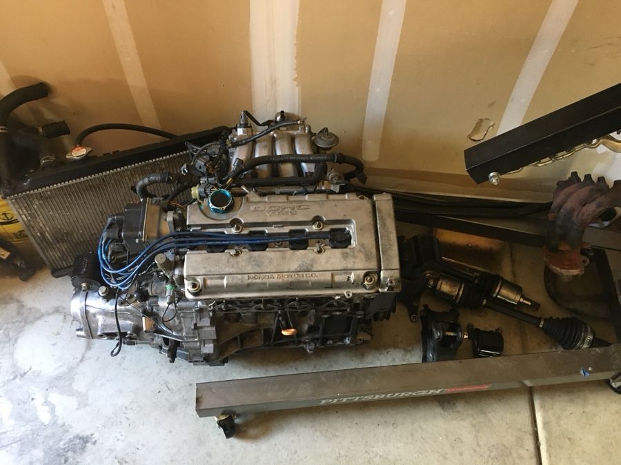 1995 USDM B18C1 GSR Engine Swap Complete