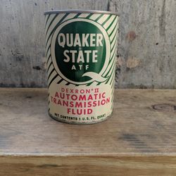 Vintage Quaker State Can