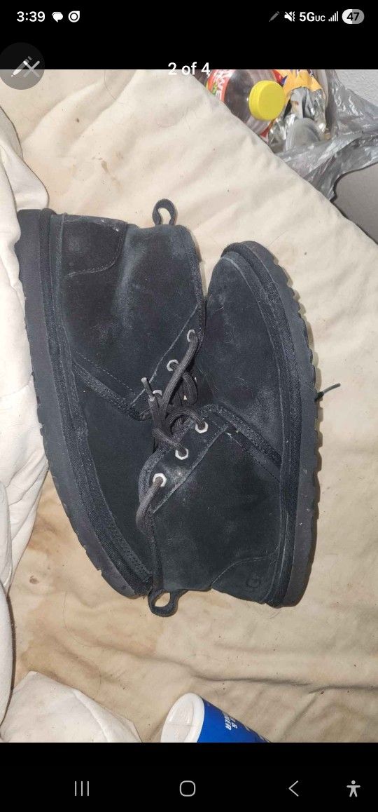 Unisex Black Ugg Boots SZ8