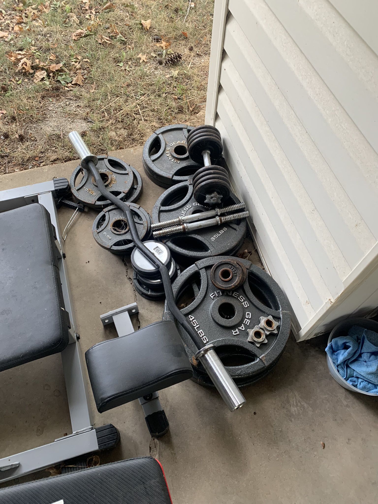 Weight Set And Bench For Sale