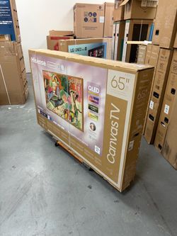 65 Inch Hisense QLED S7N Canvas 4K HDR Smart TV