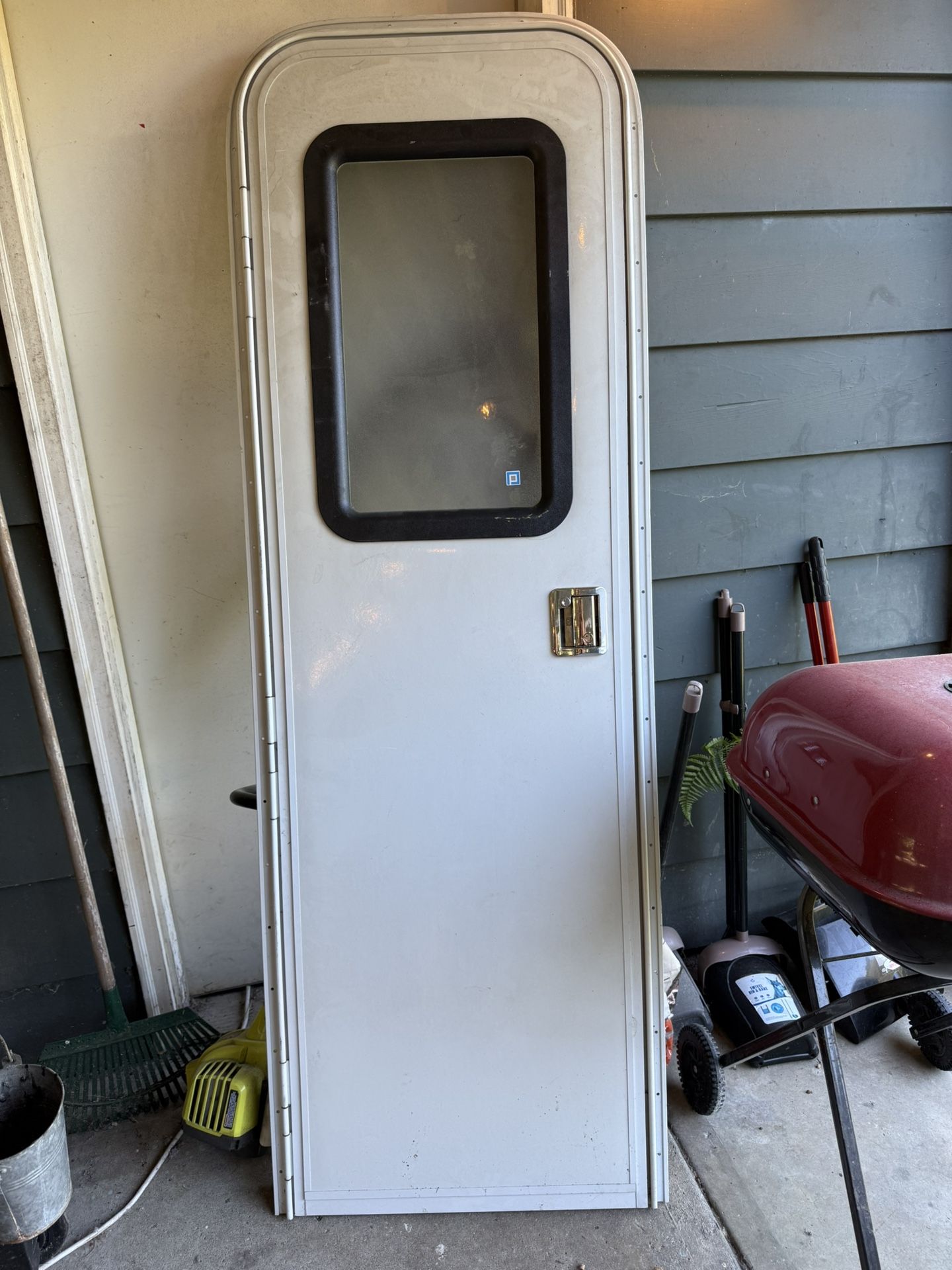 Camp Trailer Door