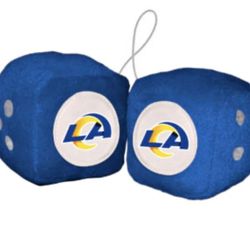 LOS ANGELES RAMS FUZZY DICE