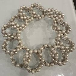 Pearl Napkin Rings x 12