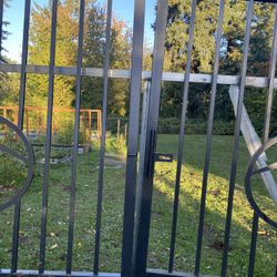 14’ 16’ 20’ gates steel powder coated Fence 10x7