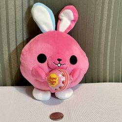 5" Zuru Snackles Britney Bunny Rabbit Chupa Chups Lollipop Pink Soft Plush - Ship Only