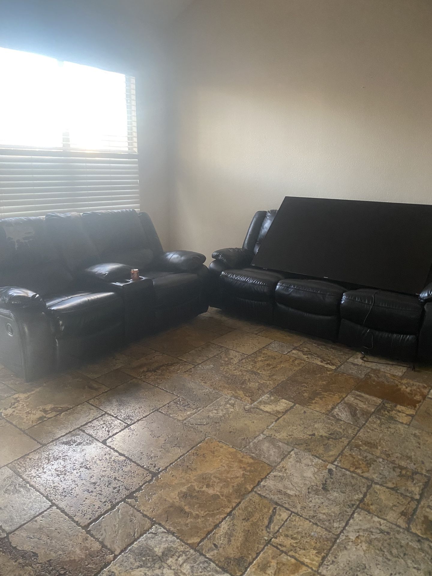 Sofa And Love Seat Leather Ashley