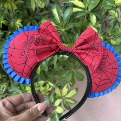 Spider-Man Disney Ears Handmade 🕸️