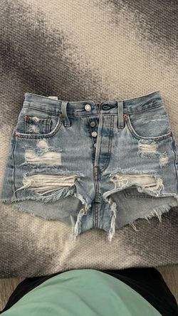 Levi's 501 Jean Shorts (Sz 24 waist)