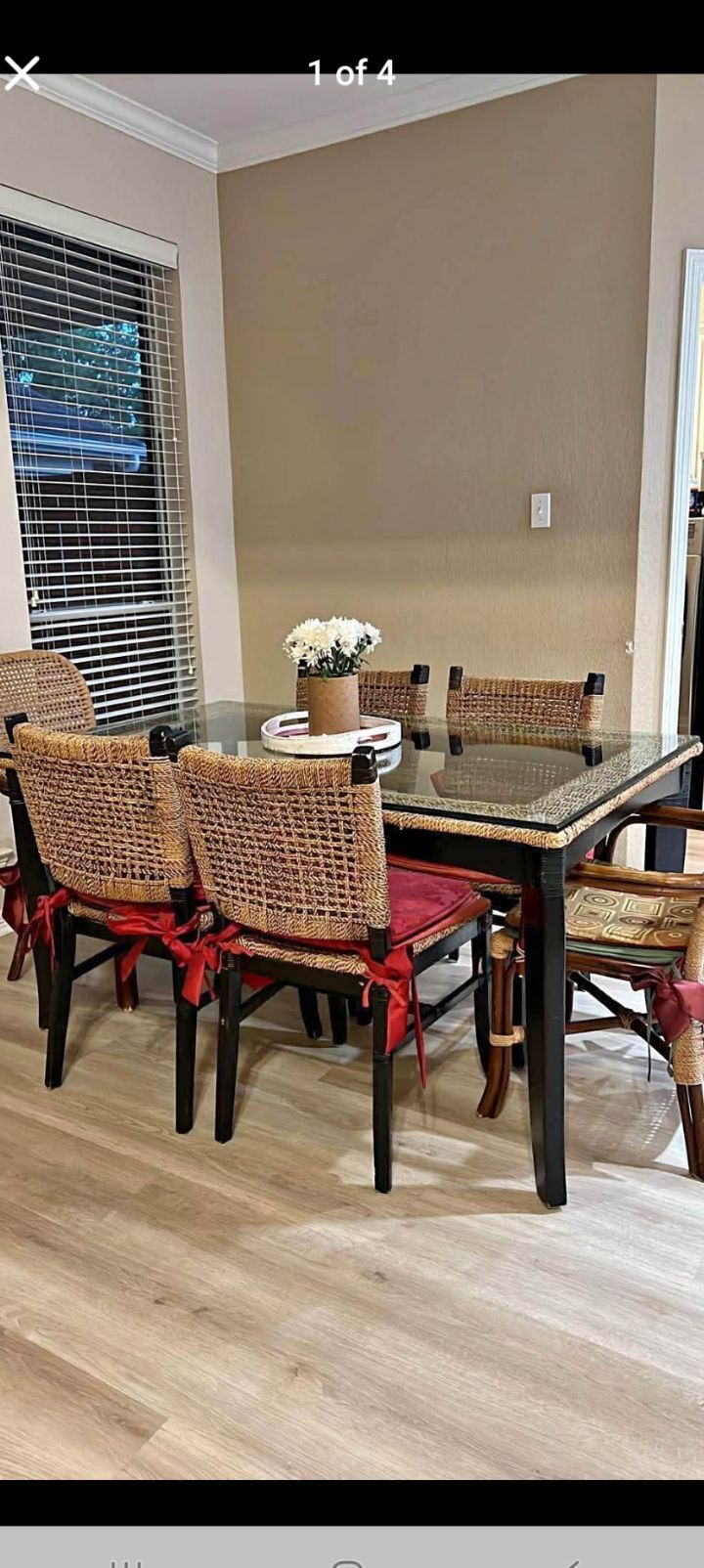 Luxury resort stile outdoor Wicker sectional patio set