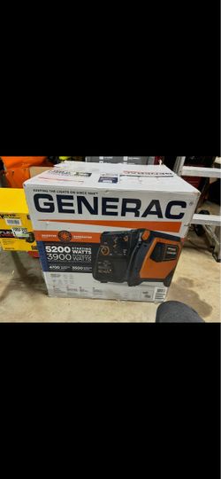 Generac iQ5200 Dual Fuel Propane/Gasoline Generator/ Inverter Brand New