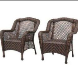 Brand New Patio Chairs With Built-in Cushions High Quality Patio Outdoor Chairs 🆕