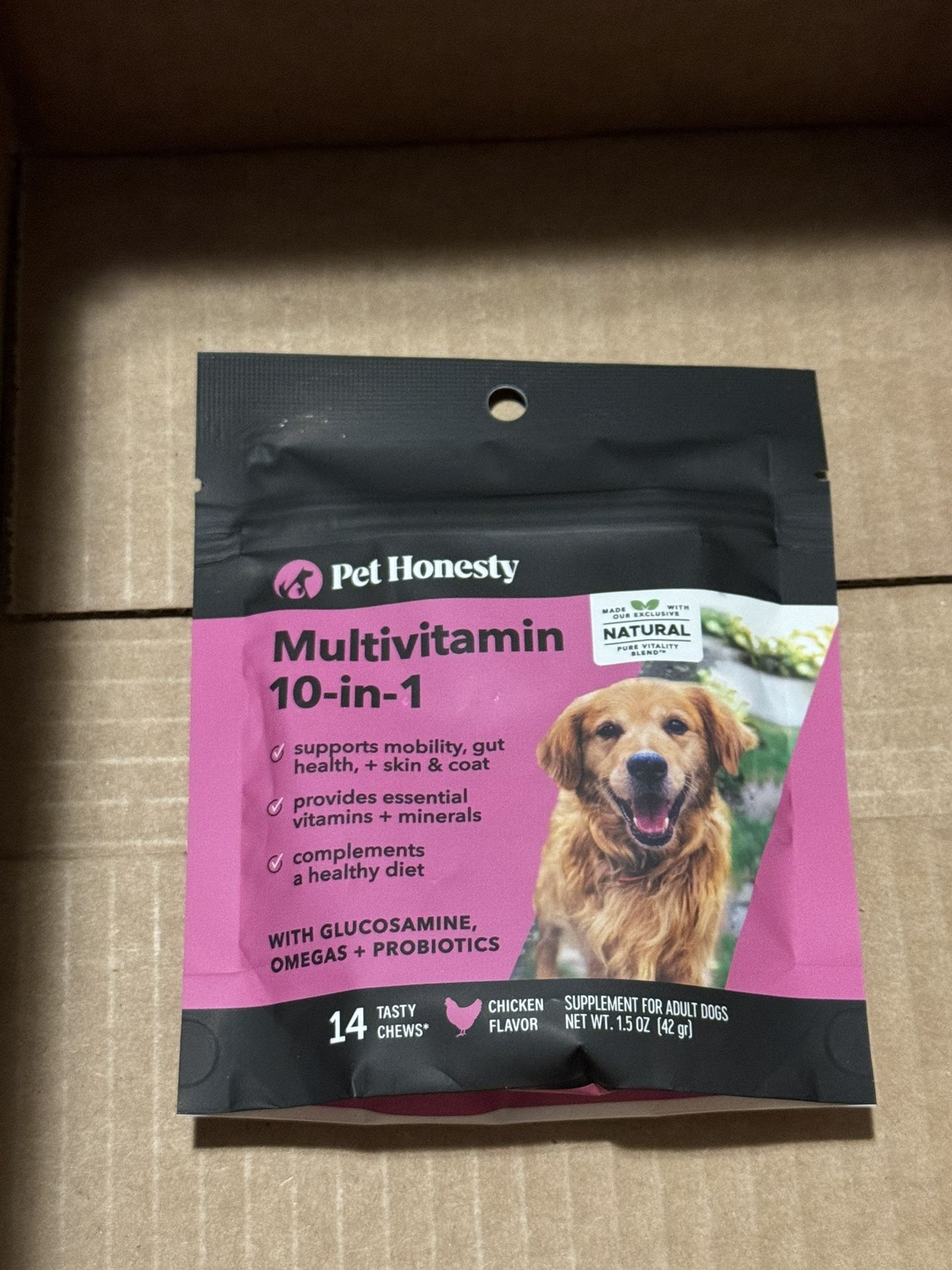 PetHonesty Multivitamin 10 in 1 Soft Chews (14 count)