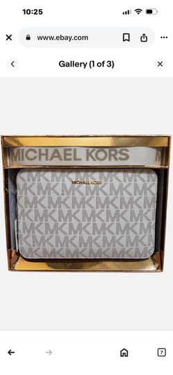 NWT Michael Kors Jet Set Women's Large EW Crossbody W/ Wide Strap & Gift Box