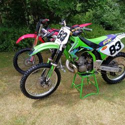 2002 CRF 450 And 1997 KX 250. 