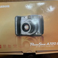 Canon Powershot A720 Digital Camera, Tested, Flash/Auto Focus/Timer
