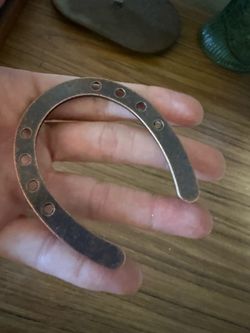 Metal Horseshoe with Nail Holes 3”